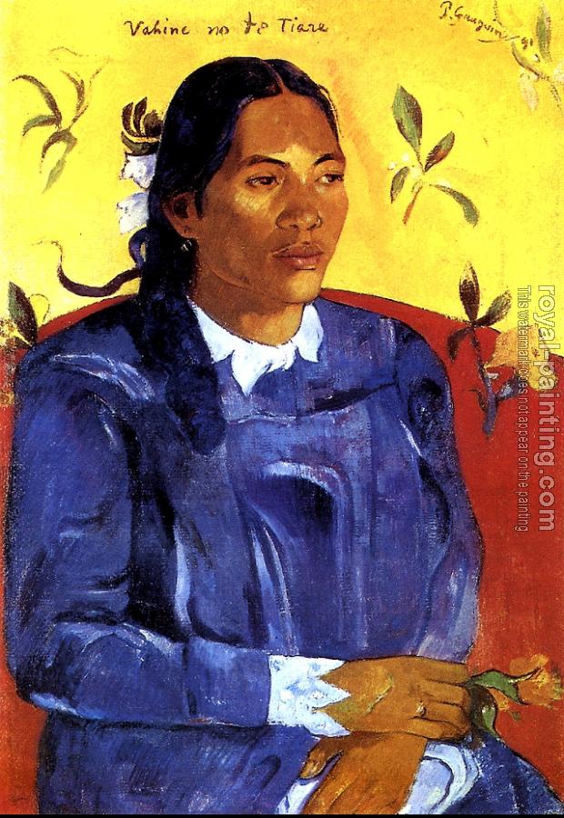 Paul Gauguin : Woman with a Flower Paul Gauguin : Woman with a Flower